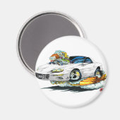 Aimant Voiture blanche Camaro 1998-02 (Recto/Verso)