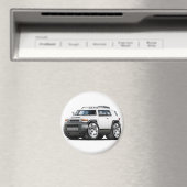 Aimant Voiture blanche Fj Cruiser (In Situ (Lave-vaisselle))