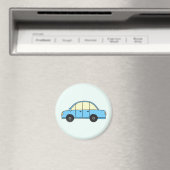 Aimant Voiture bleu clair (In Situ (Lave-vaisselle))