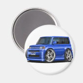 Aimant Voiture bleue Scion XB (Recto/Verso)
