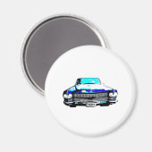 Aimant voiture cadillac raggare (Recto/Verso)