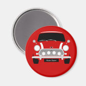 Aimant Voiture classique Austin Mini Cooper (Recto/Verso)