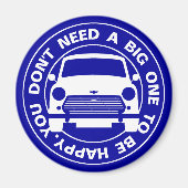 Aimant Voiture classique Austin Mini Cooper (Devant)