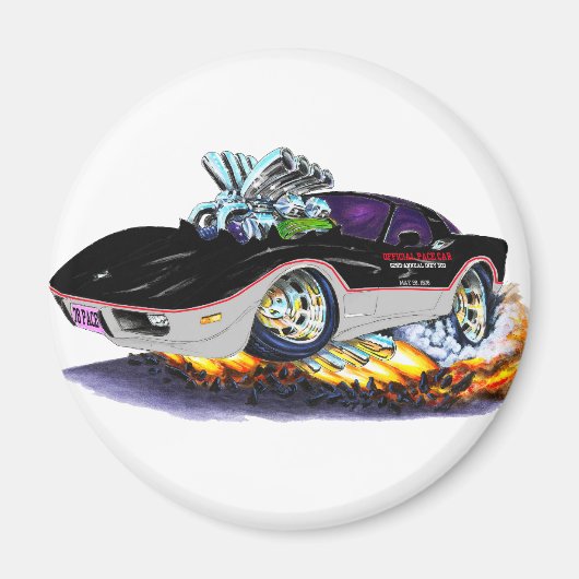 Aimant Voiture Corvette Indy 1978 (Devant)
