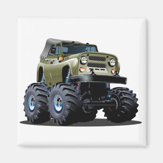 Aimant Voiture de dessin (Devant)