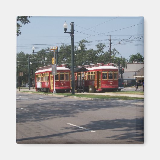 Aimant Voiture de la Nouvelle-Orléans (Devant)