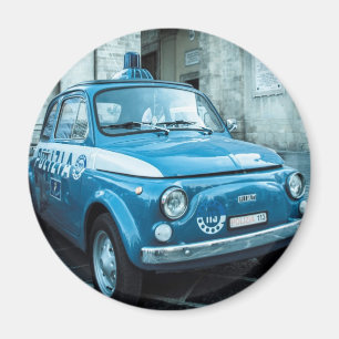 Aimant Voiture de police de Fiat 500 en Italie
