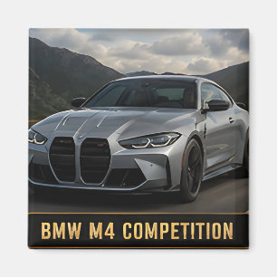 Aimant Voiture de sport moderne performante BMW M4 Compet