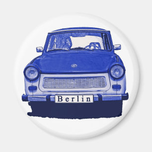 Aimant Voiture de Trabant dans le bleu, Berlin
