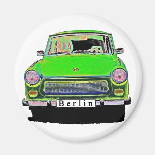 Aimant Voiture de Trabant en vert, Berlin