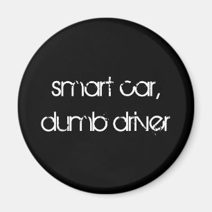 Aimant voiture intelligente, conducteur muet