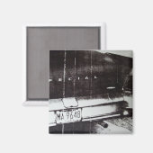 Aimant Voiture noire et blanche (Recto/Verso)