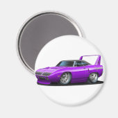 Aimant Voiture Plymouth Superbird Purple 1970 (Recto/Verso)