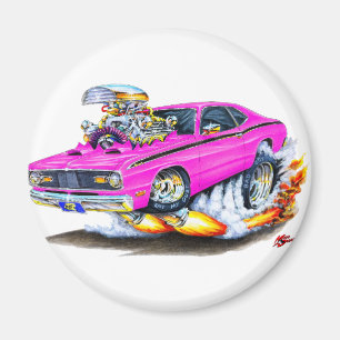 Aimant Voiture rose Plymouth 1970-74