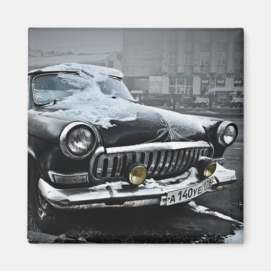 Aimant Voiture russe ancienne (Devant)