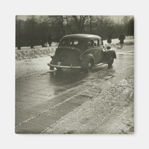 Aimant Voiture sur la route