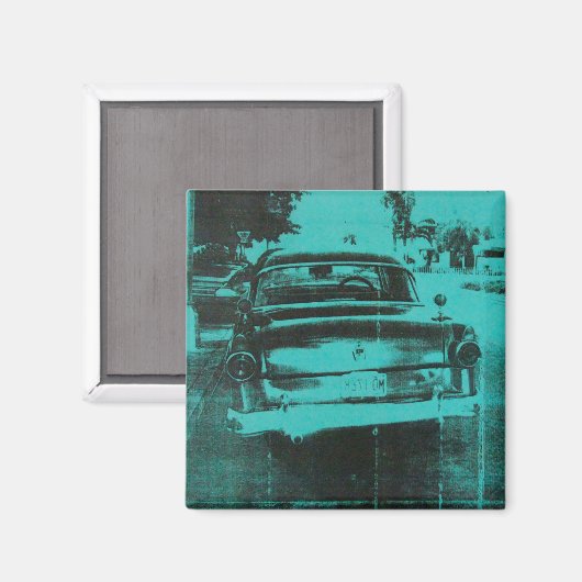 Aimant Voiture verte (Recto/Verso)