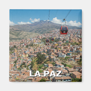 Aimant Voitures de câble à La Paz Bolivie Voyage