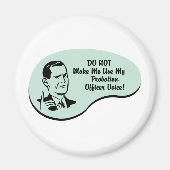 Aimant Voix de l'agent de probation (Devant)