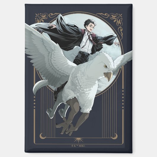 Aimant Vol Anime HARRY POTTER™ avec Buckbeak (Recto)