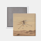 Aimant Vol d'hélicoptère Mars Ingéniity (Recto/Verso)
