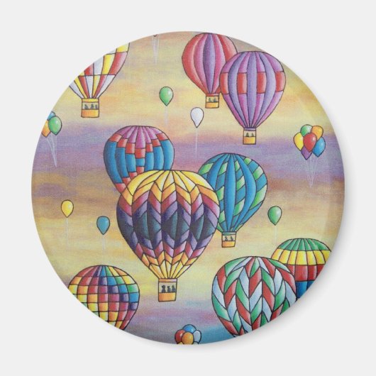 Aimant vol en ballon (Devant)