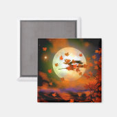 Aimant Vol Halloween Witch (Recto/Verso)