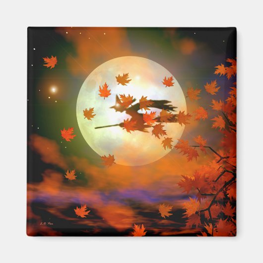 Aimant Vol Halloween Witch (Devant)