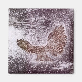 Aimant Vol silencieux de Owl (Devant)