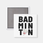 Aimant Volant de badminton (Recto/Verso)