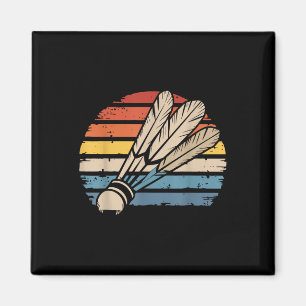 Aimant Volant de badminton coucher de soleil détendu Funn