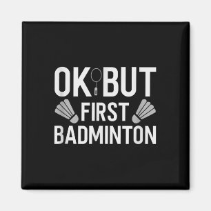 Aimant Volant de badminton Raquette Joueur de badminton 2