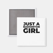 Aimant Volant de badminton Team Racket - Juste Un Badmint (Recto/Verso)