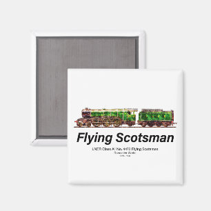Aimant Volant Scotsman Steam Train Anglais Locomotive