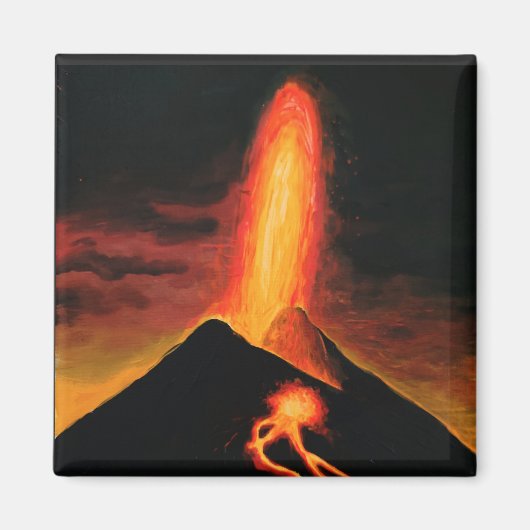 Aimant Volcan Cumbre Vieja (Devant)