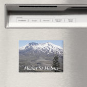 Aimant Volcan du mont Sainte-Hélène couvert de neige (In Situ (Lave-vaisselle))