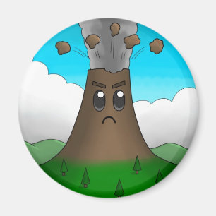 Aimant Volcan en colère