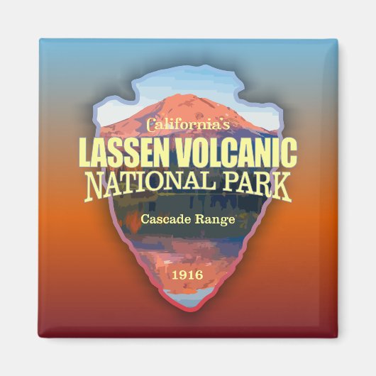 Aimant Volcanique de lassen (flèche) (Devant)