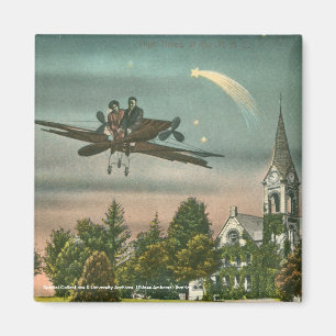 Aimant Voler haut au-dessus de la vieille chapelle