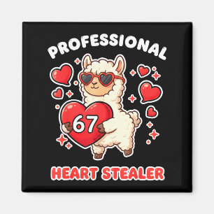 Aimant Voleur de cœur professionnel Saint-Valentin 67 Mem