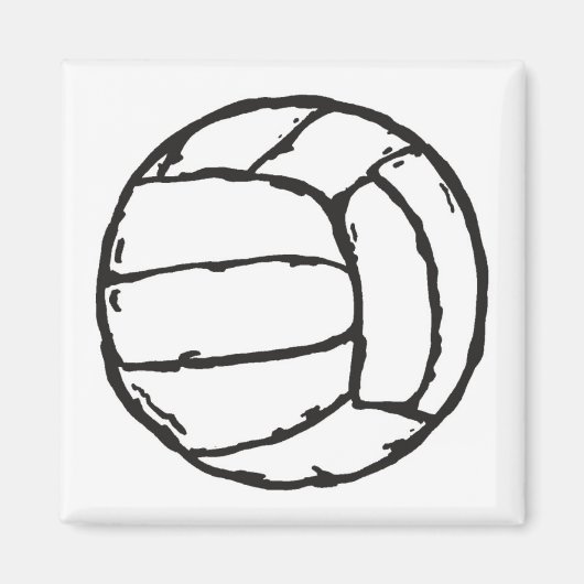 Aimant Volley-ball (Devant)