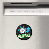 Aimant Volley-ball avec étoiles (In Situ (Lave-vaisselle))