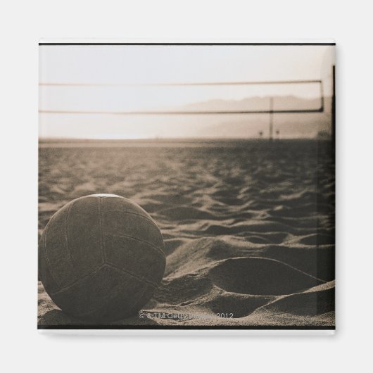 Aimant Volley-ball dans le sable (Devant)