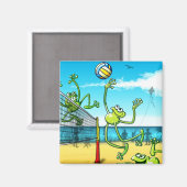Aimant Volley-ball Frog (Recto/Verso)