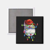 Aimant Volley-ball Noël Noël Feux Volley (Recto/Verso)