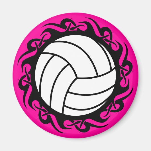 Aimant volley-ball tribal (Devant)