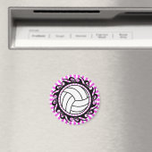 Aimant volley-ball tribal (In Situ (Lave-vaisselle))
