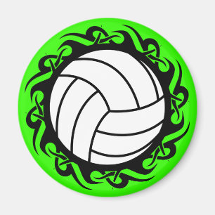 Aimant volley-ball tribal