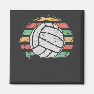 Aimant Volley-ball Vintage rétro