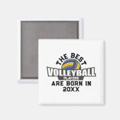 Aimant Volleyball Birth Year Name Number (Recto/Verso)